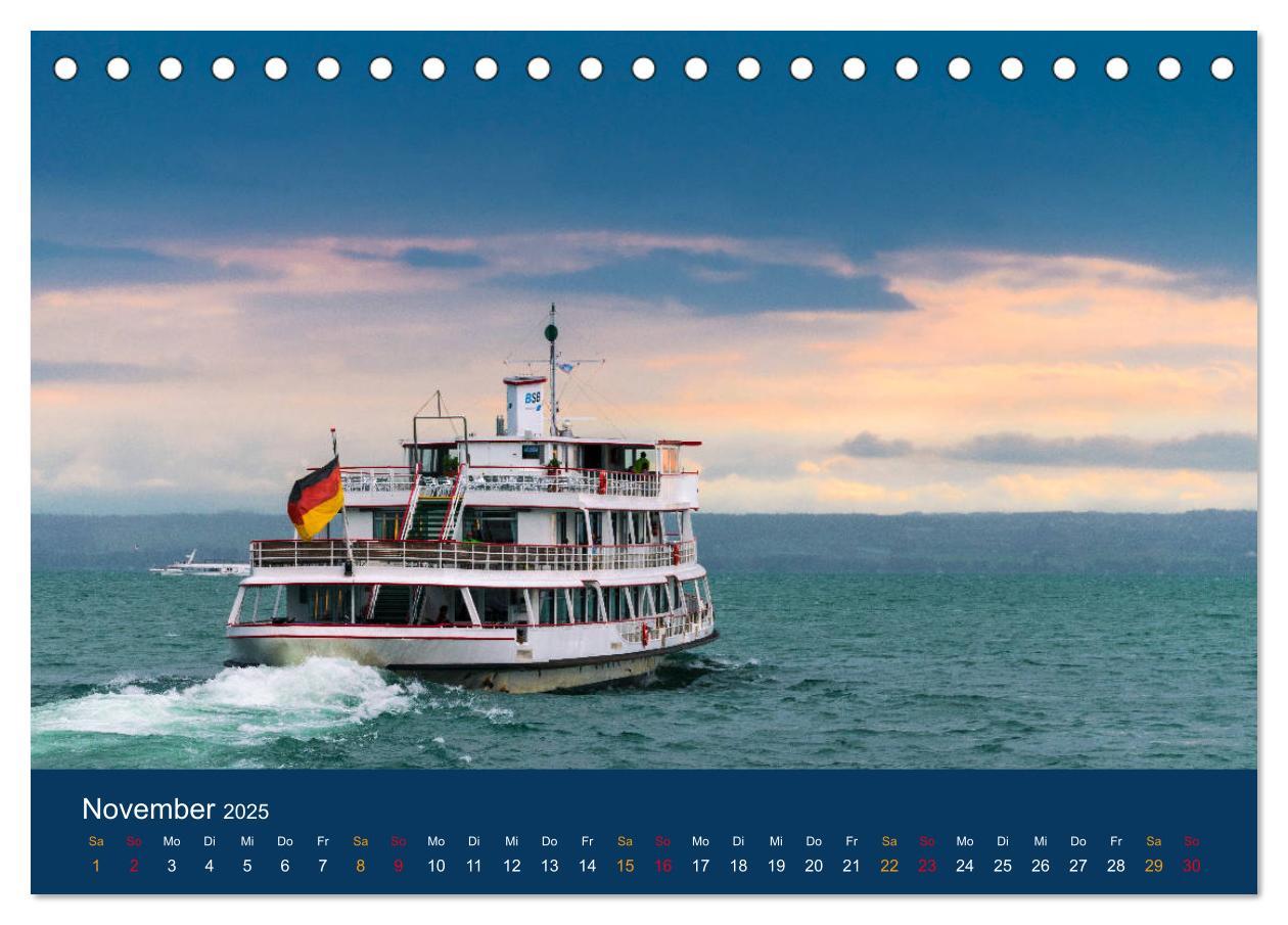 Bild: 9783435412228 | Ansichten vom Bodensee (Tischkalender 2025 DIN A5 quer), CALVENDO...