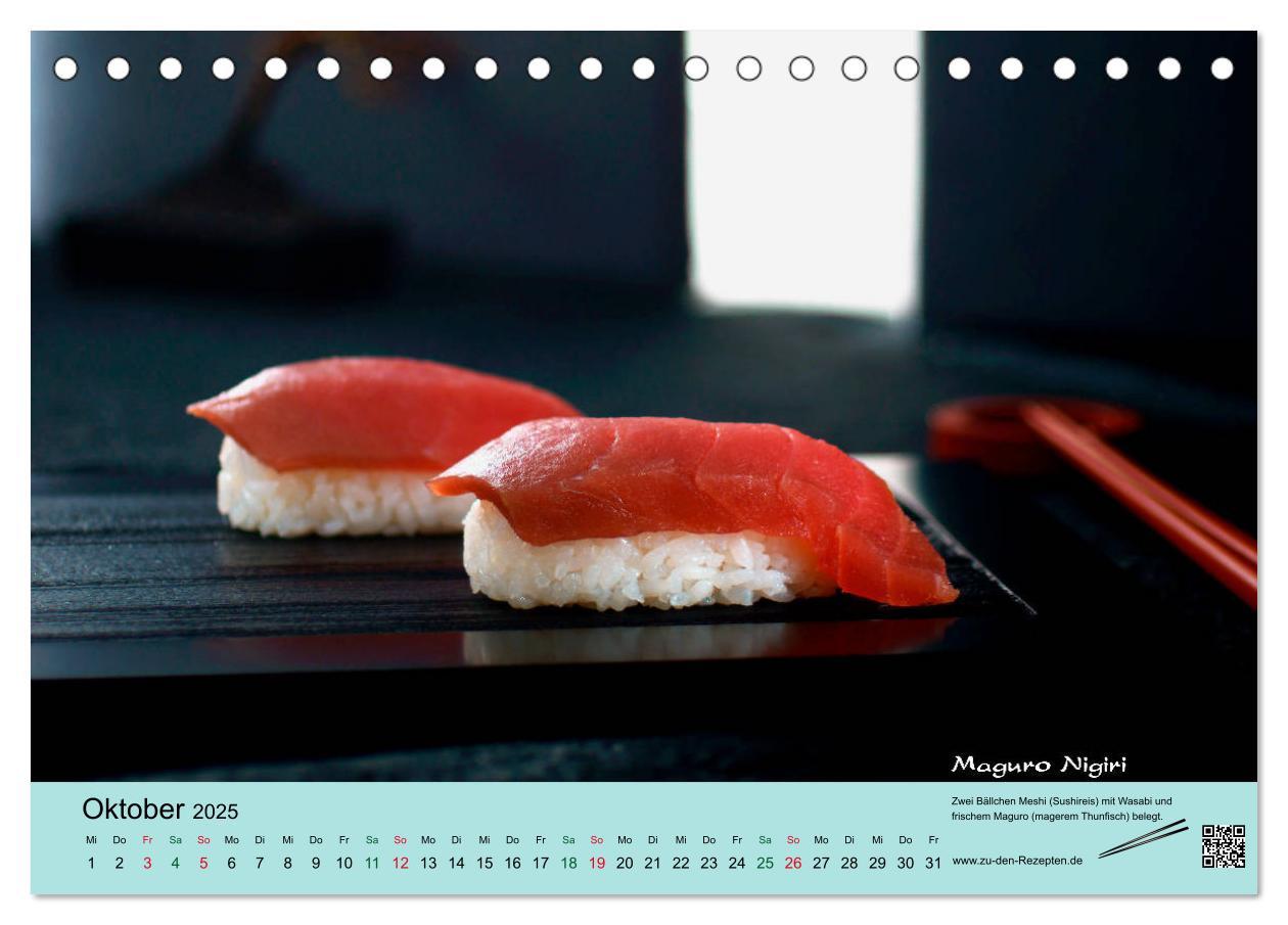 Bild: 9783435458844 | Sushi - Sashimi mit Anleitung für perfektes Gelingen (Tischkalender...