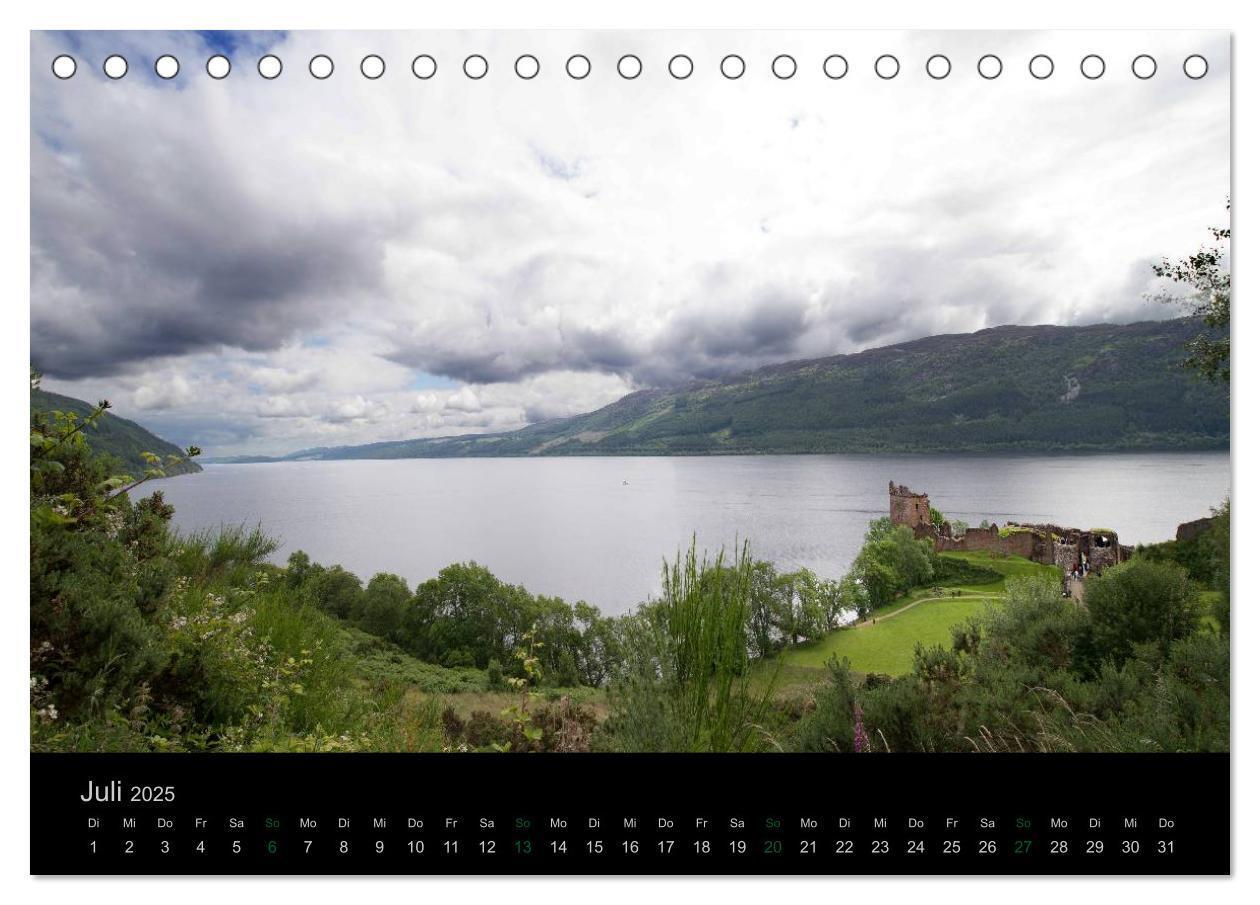 Bild: 9783435689880 | Schottland Highlands und Ostküste (Tischkalender 2025 DIN A5 quer),...