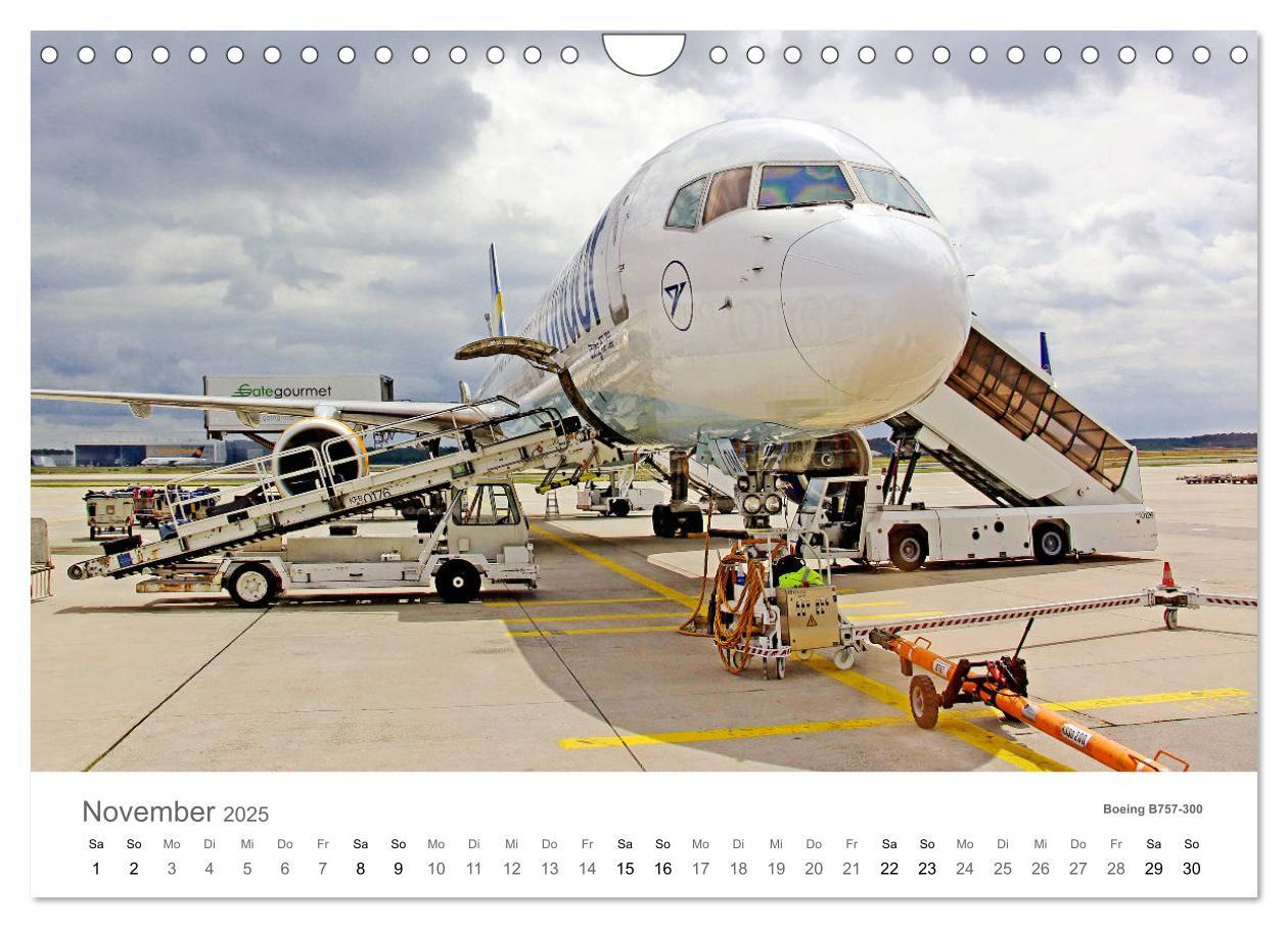 Bild: 9783435130795 | Große und kleine Flieger am Flughafen (Wandkalender 2025 DIN A4...