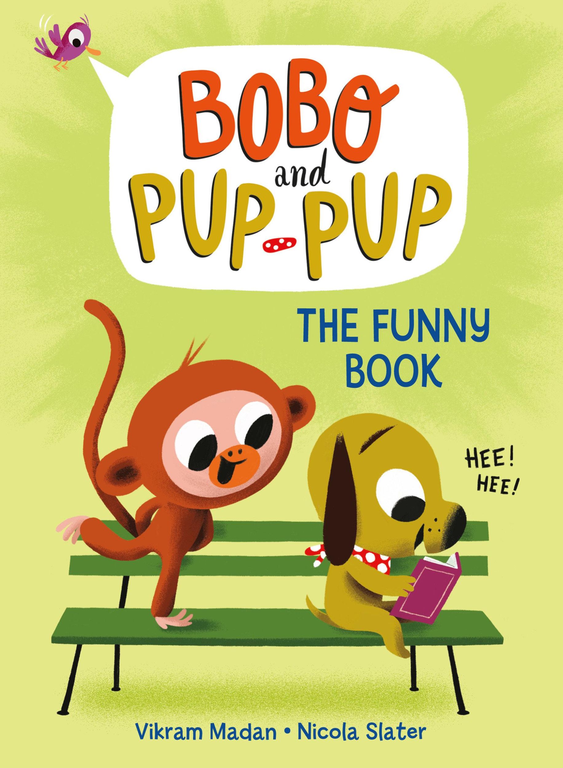 Cover: 9780593562802 | The Funny Book (Bobo and Pup-Pup) | (A Graphic Novel) | Vikram Madan