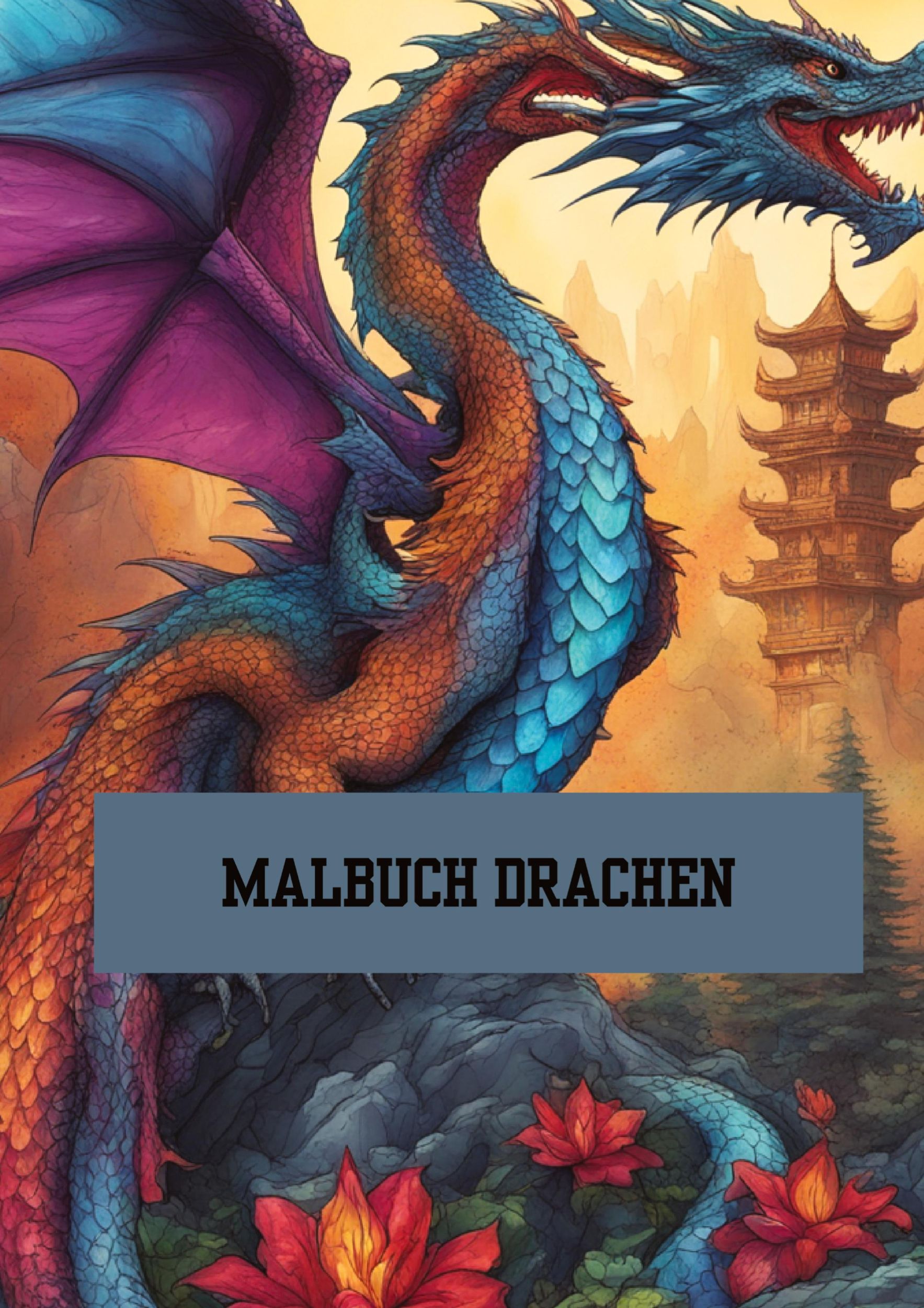 Cover: 9783384186966 | Bilderbuch / Malbuch Drachen | Mit 100 Malvorlagen. | Willi Meinecke