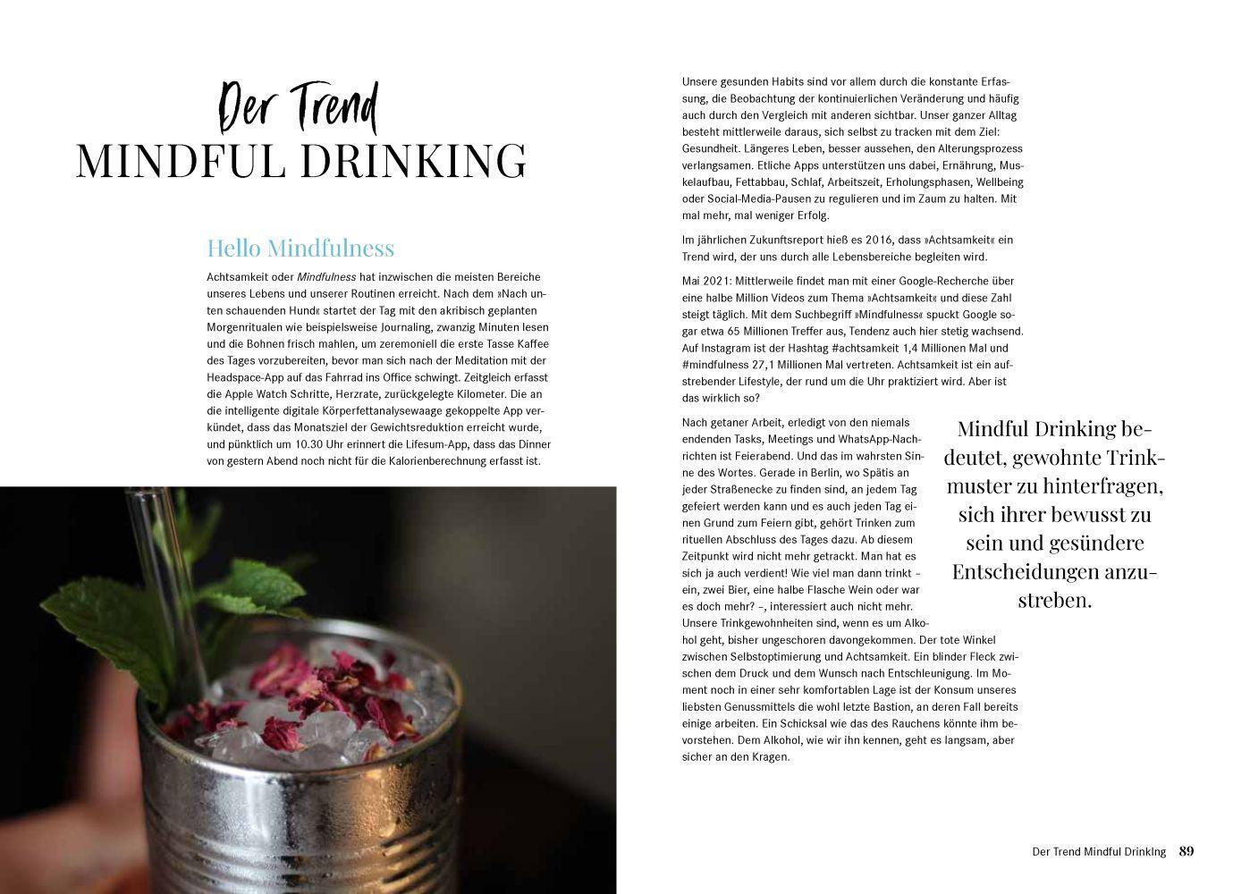 Bild: 9783957285188 | Mindful Drinking | Isabella Steiner (u. a.) | Taschenbuch | Deutsch