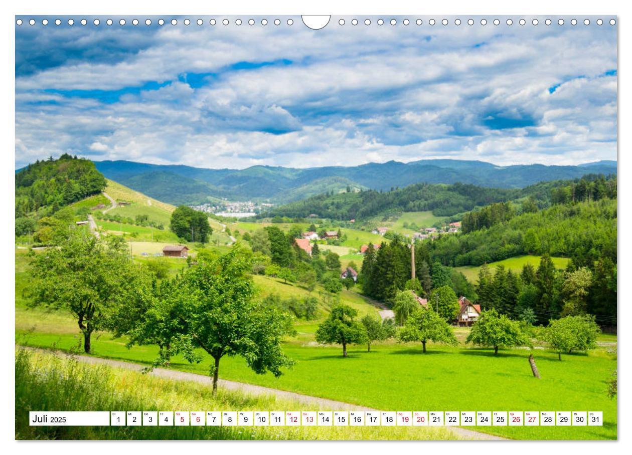 Bild: 9783435207831 | Idyllischer Schwarzwald (Wandkalender 2025 DIN A3 quer), CALVENDO...