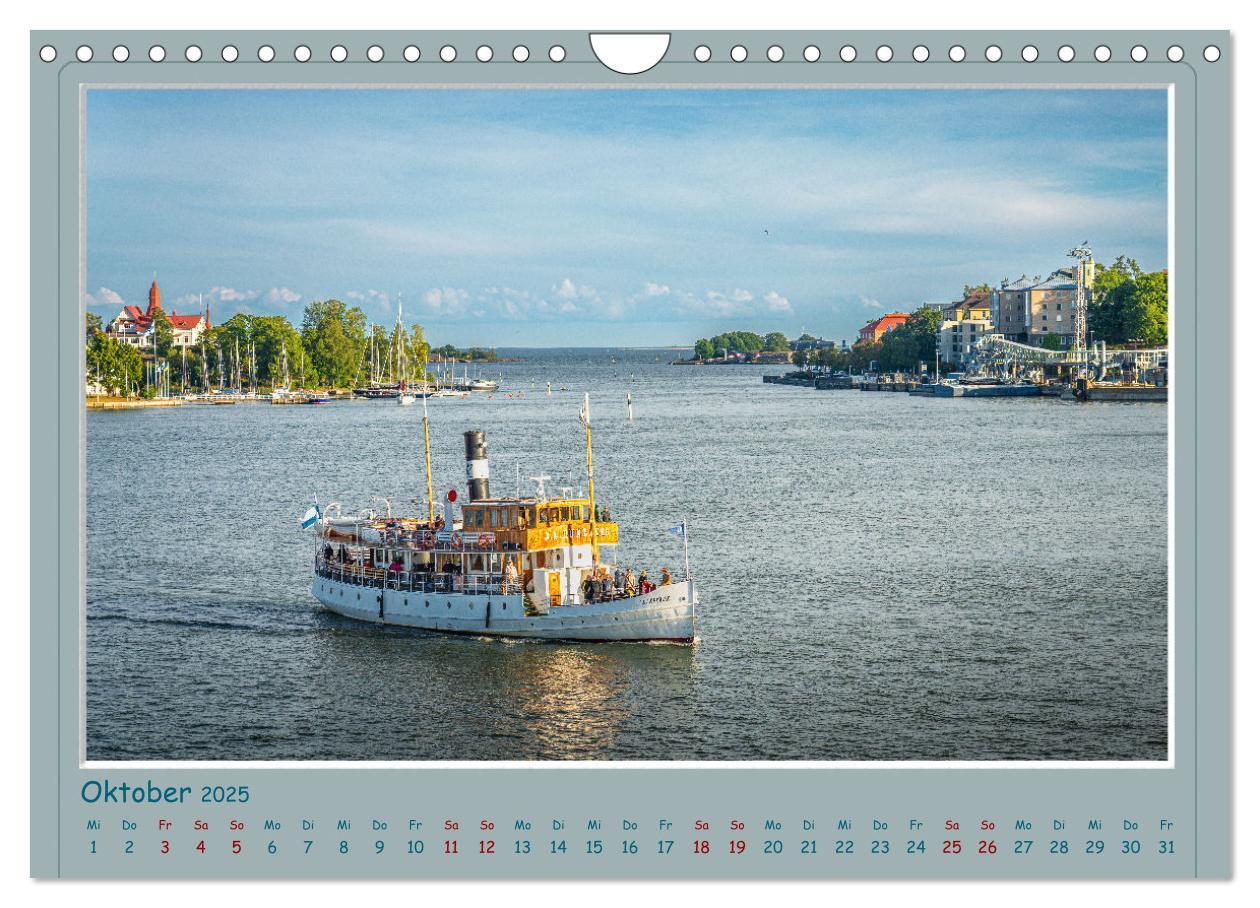 Bild: 9783383946219 | HELSINKI CITY (Wandkalender 2025 DIN A4 quer), CALVENDO Monatskalender