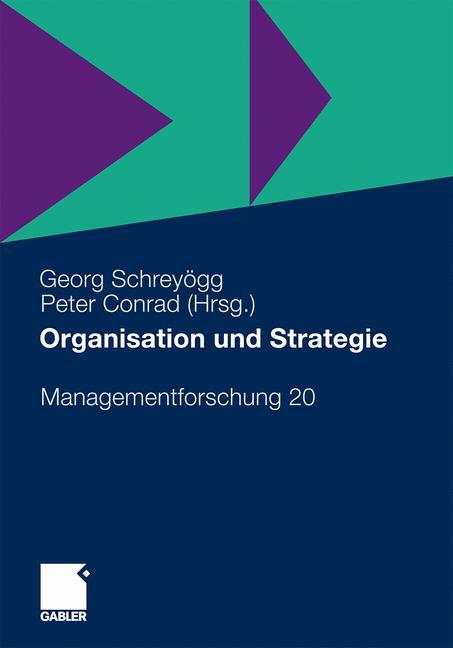 Cover: 9783834925428 | Organisation und Strategie | Peter Conrad (u. a.) | Taschenbuch | xii