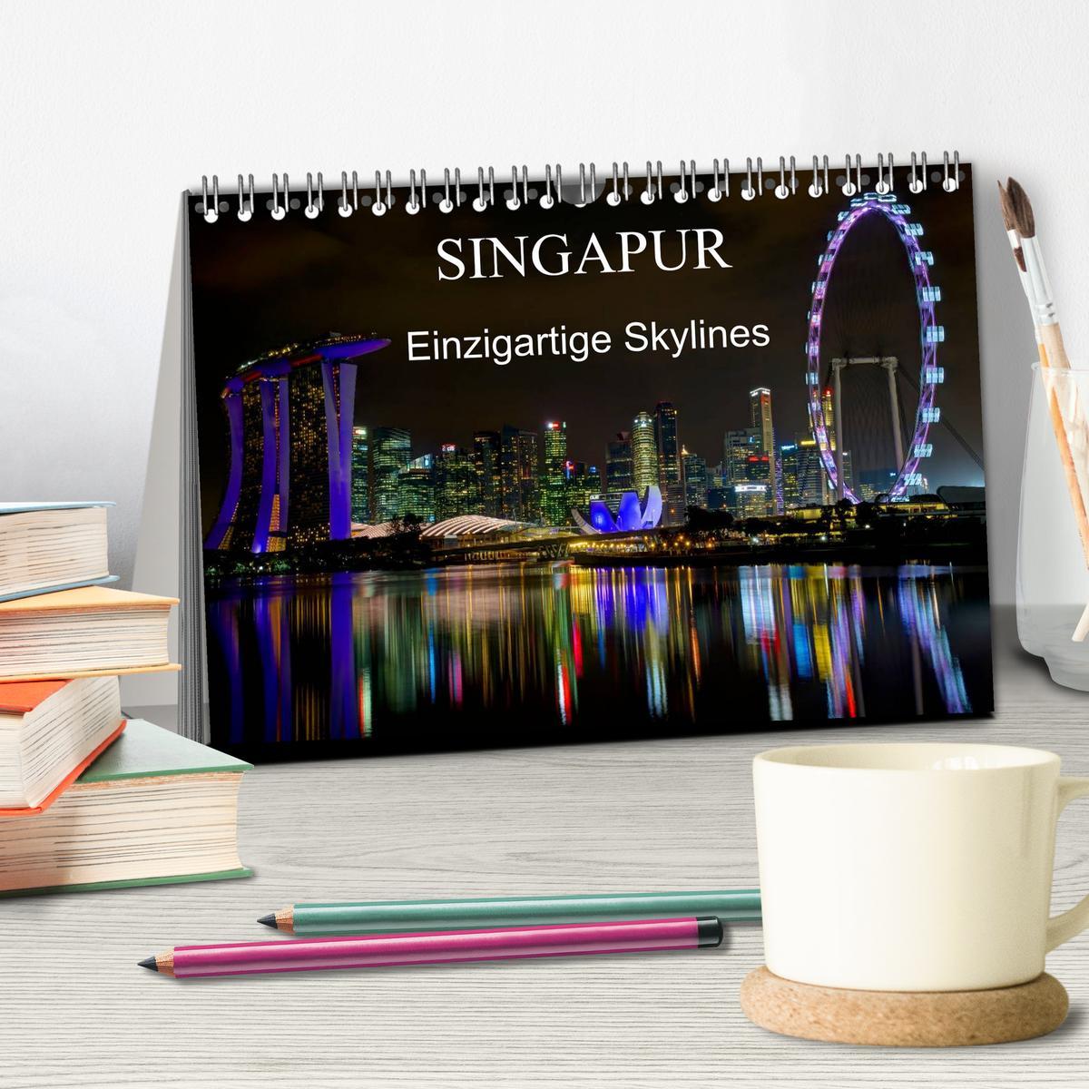 Bild: 9783435521333 | Singapur - Einzigartige Skylines (Tischkalender 2025 DIN A5 quer),...