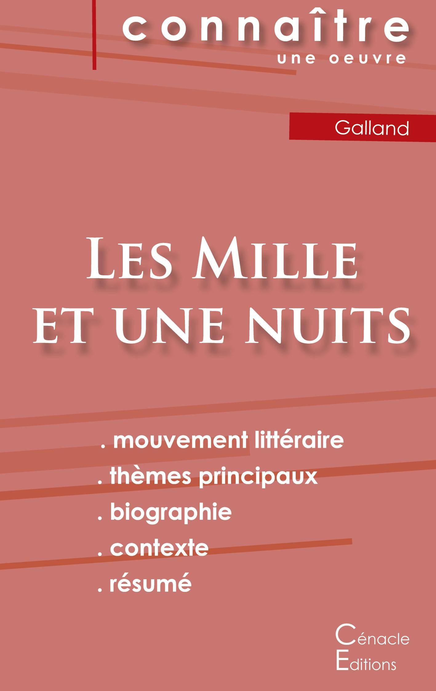 Cover: 9782759304950 | Fiche de lecture Les Mille et une nuits (Analyse littéraire de...