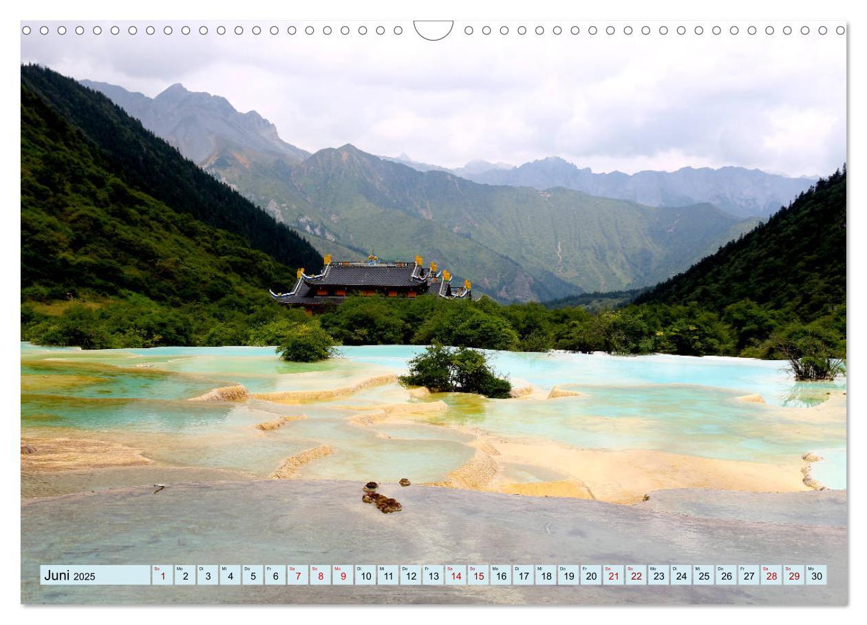 Bild: 9783435426751 | Die magischen Gewässer von Jiuzhaigou und Huanglong (Wandkalender...