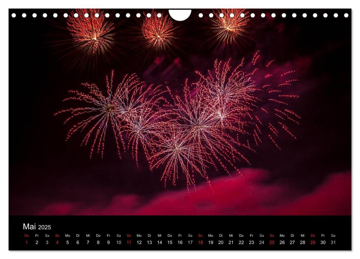 Bild: 9783435837953 | Das Feuerwerk (Wandkalender 2025 DIN A4 quer), CALVENDO Monatskalender