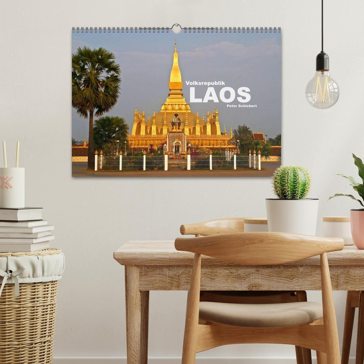 Bild: 9783435683406 | Volksrepublik Laos (Wandkalender 2025 DIN A3 quer), CALVENDO...