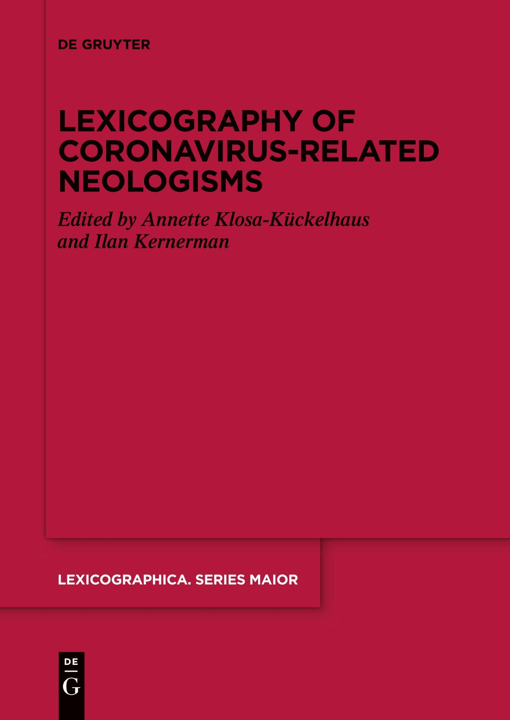 Cover: 9783111627373 | Lexicography of Coronavirus-related Neologisms | Kernerman (u. a.)