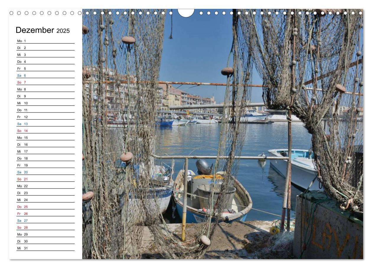 Bild: 9783435445325 | Sète - Das Venedig des Languedoc (Wandkalender 2025 DIN A3 quer),...