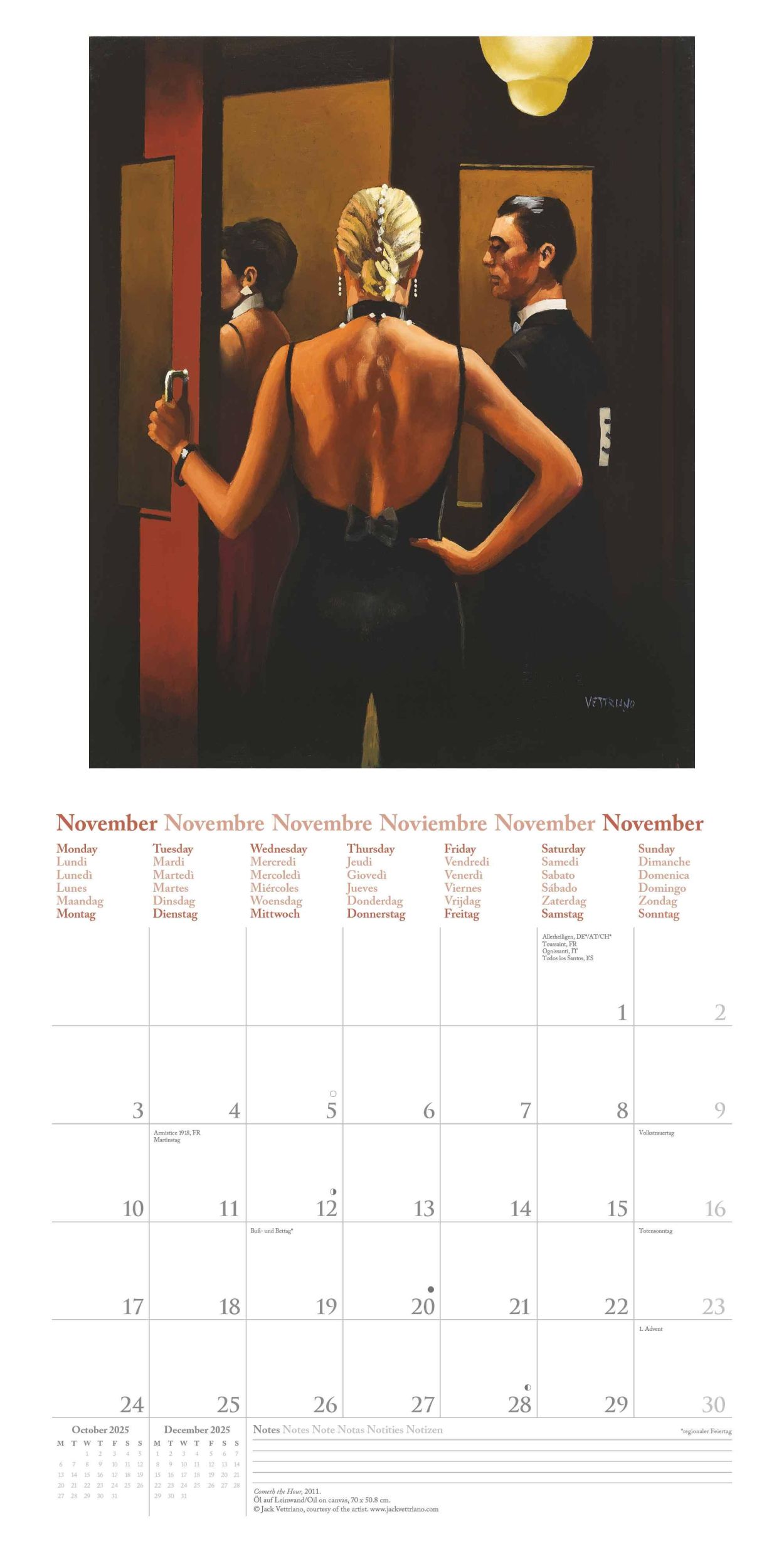 Bild: 4002725994066 | Jack Vettriano 2025 - Wand-Kalender - Broschüren-Kalender - 30x30 -...