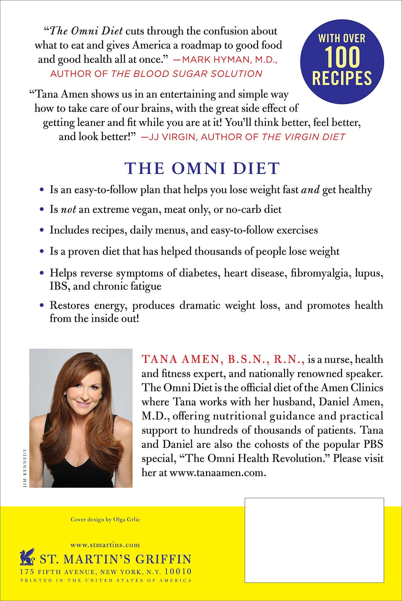 Rückseite: 9781250031792 | Omni Diet | Tana Amen | Taschenbuch | Englisch | 2013