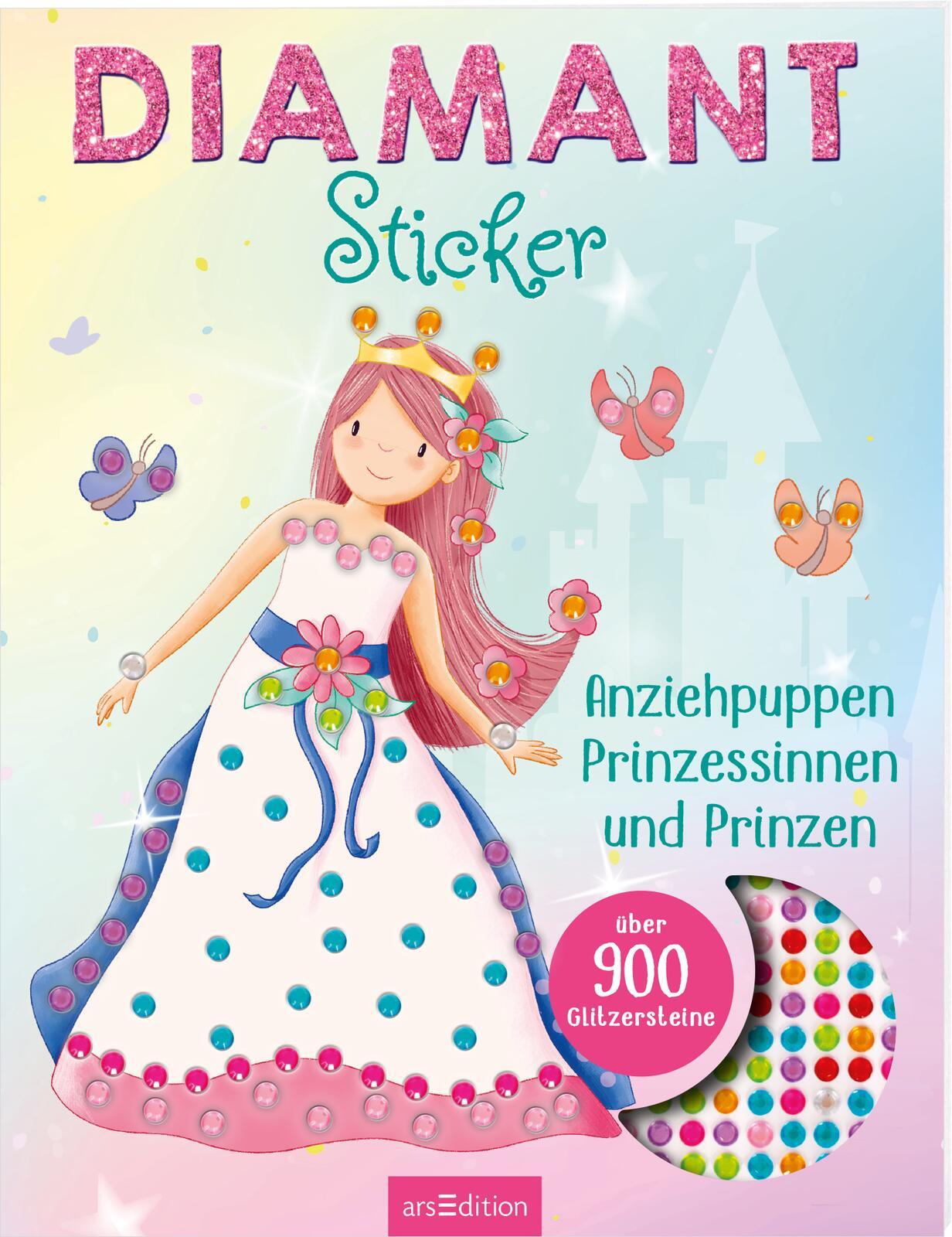 Cover: 9783845861319 | Diamantsticker Anziehpuppen - Prinzessinnen und Prinzen | Marlit Kraus