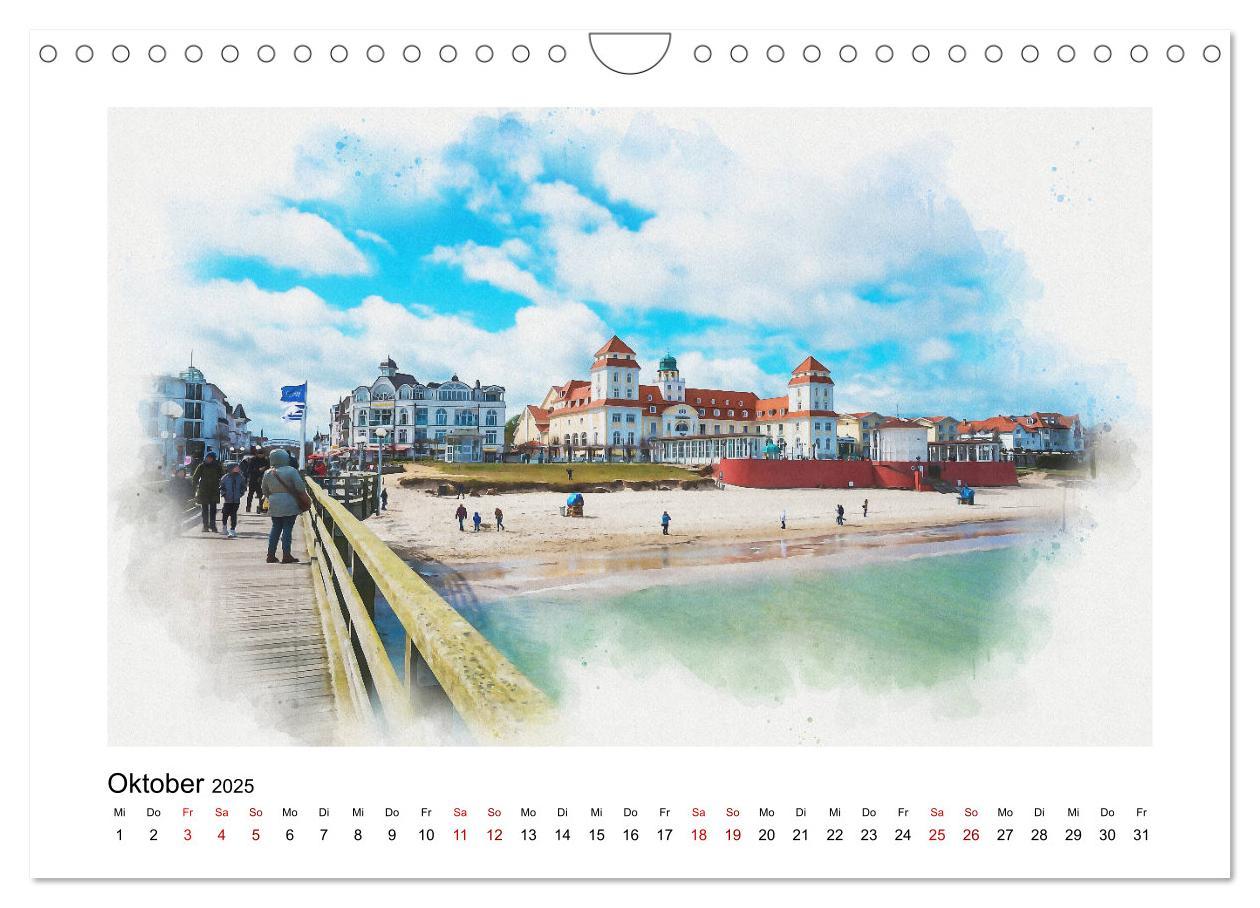 Bild: 9783435141753 | Ostsee Aquarelle (Wandkalender 2025 DIN A4 quer), CALVENDO...