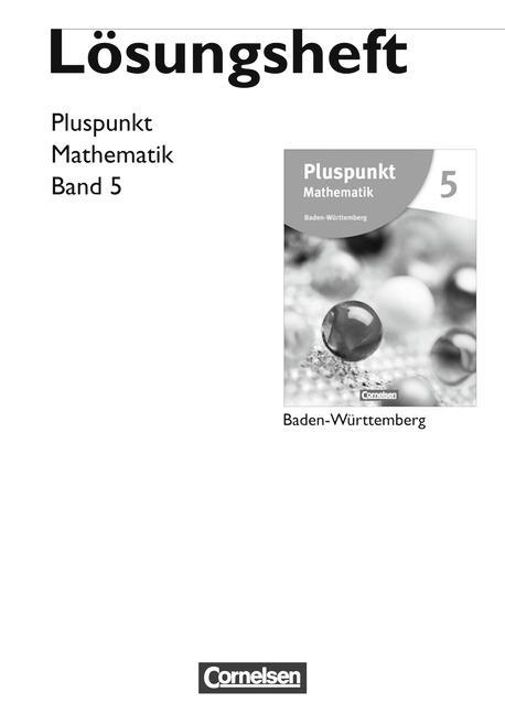 Cover: 9783060048199 | Pluspunkt Mathematik - Baden-Württemberg - Neubearbeitung - Band 5