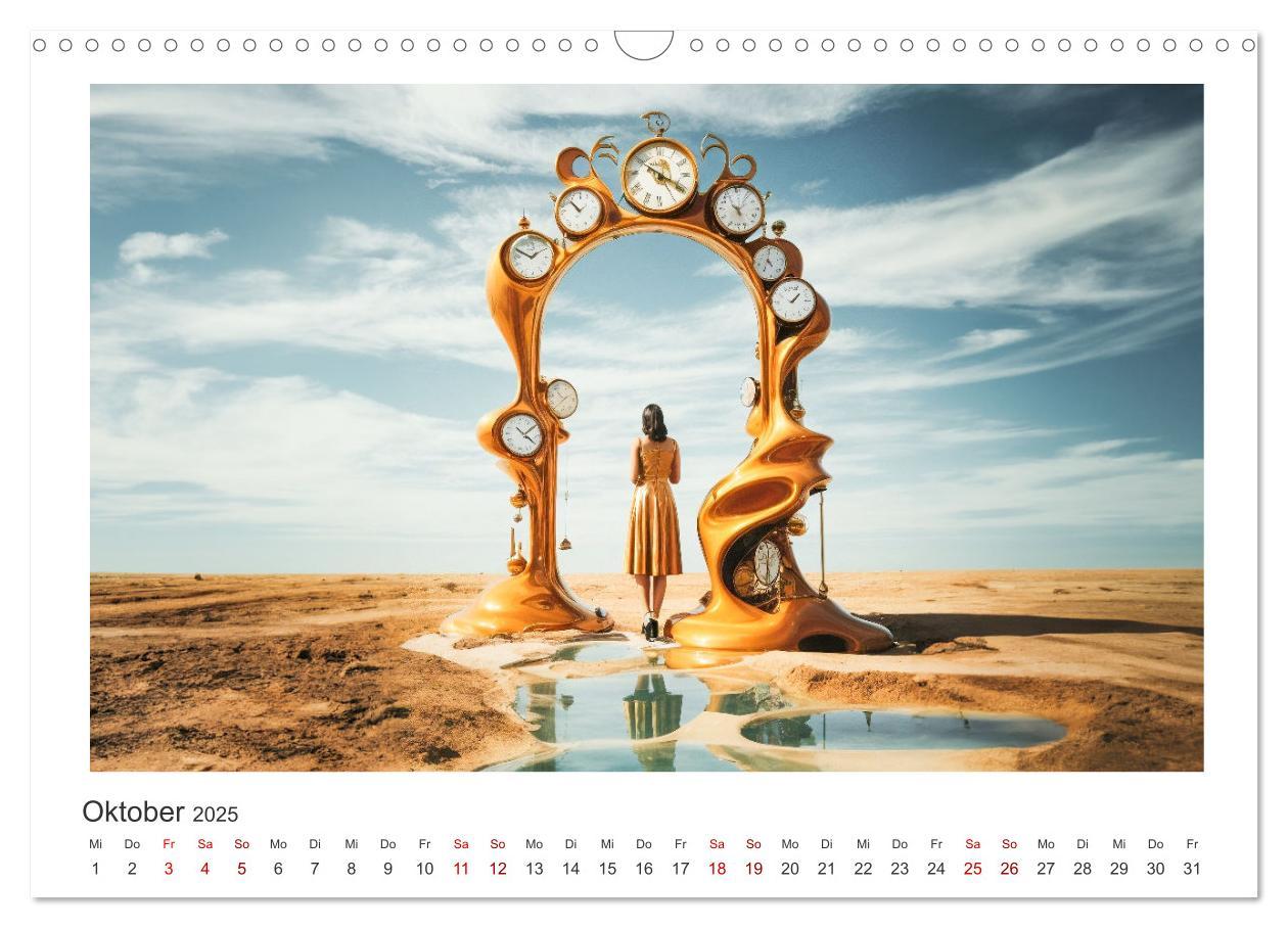 Bild: 9783383856846 | Zeit ist abstrakt (Wandkalender 2025 DIN A3 quer), CALVENDO...