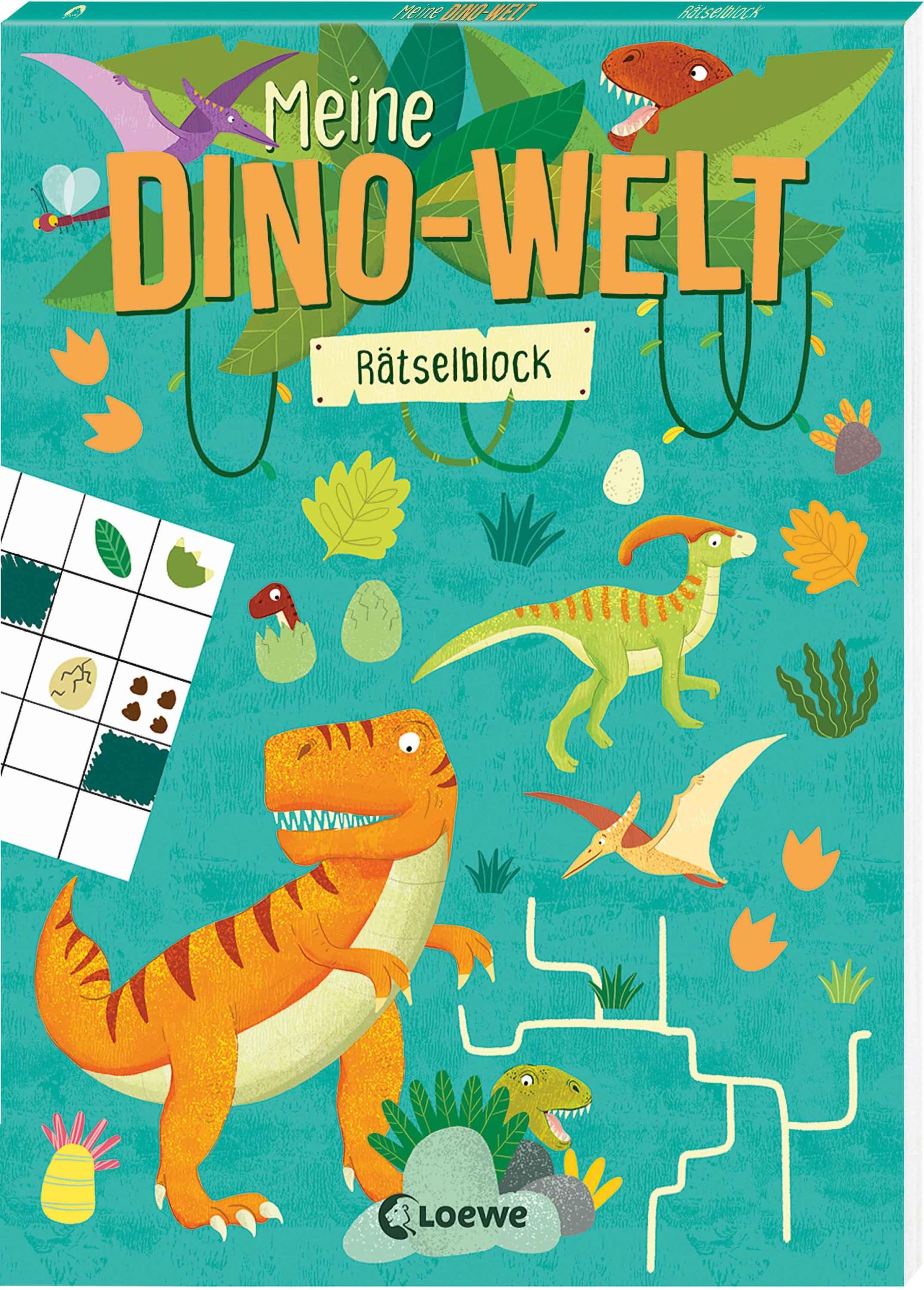 Cover: 9783743220553 | Meine Dino-Welt - Rätselblock | Svenja Pidde | Taschenbuch | 48 S.