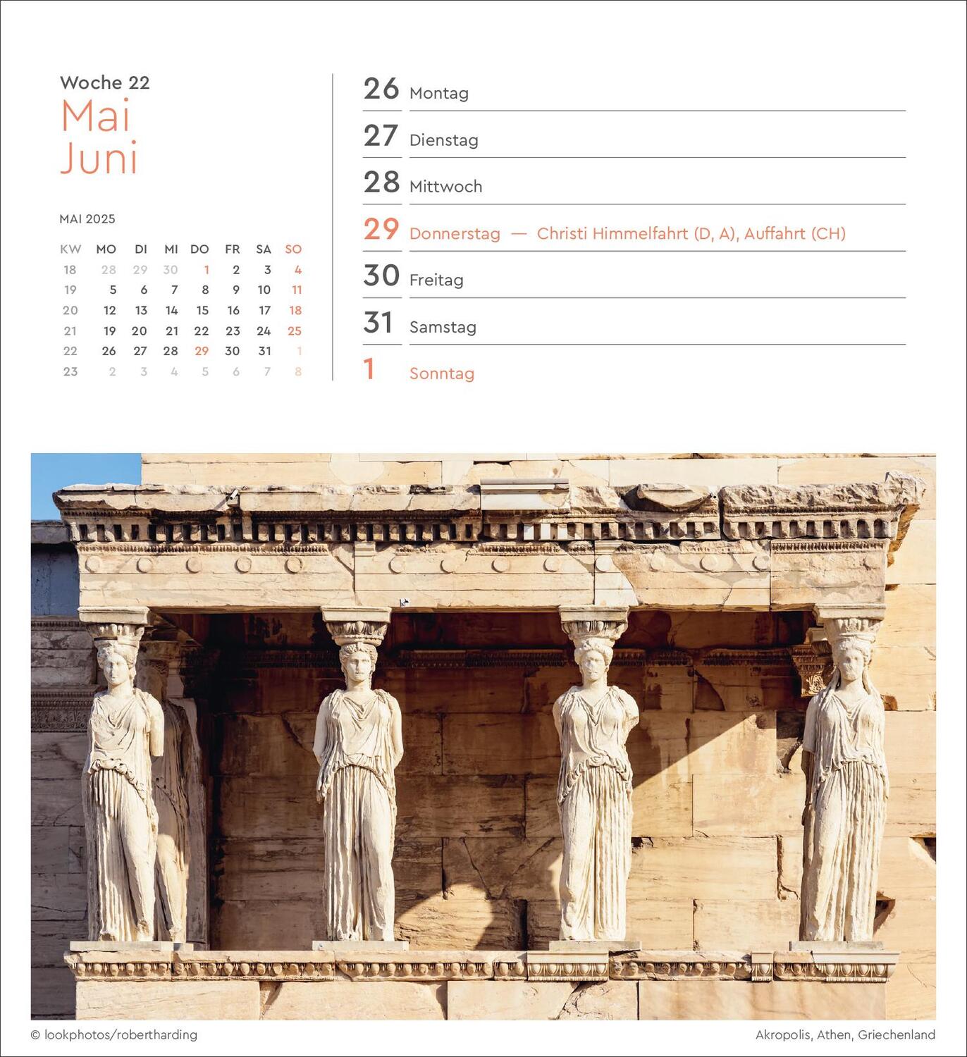 Bild: 9783965913974 | Unterwegs in aller Welt - KUNTH Postkartenkalender 2025 | Kalender