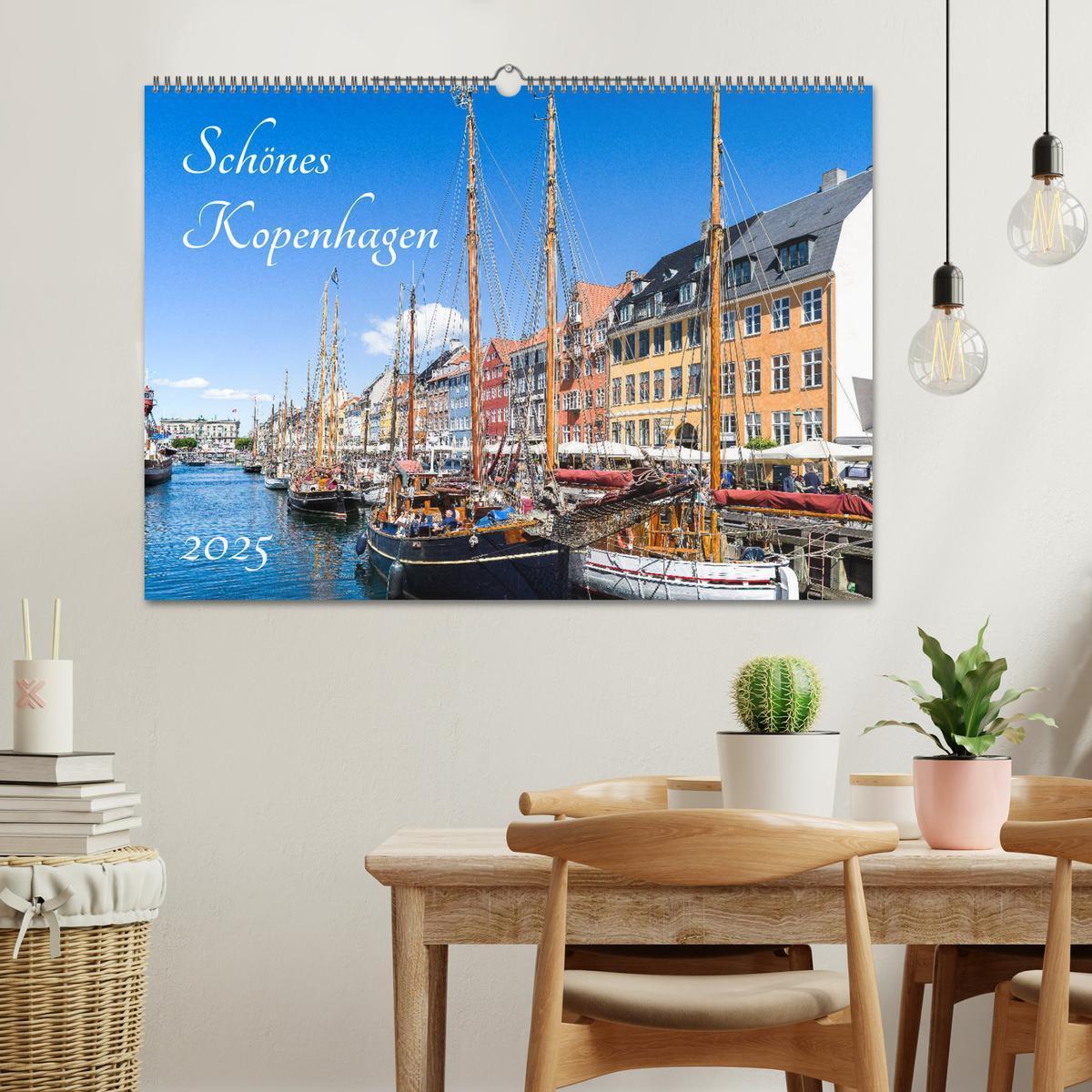 Bild: 9783435450558 | Schönes Kopenhagen (Wandkalender 2025 DIN A2 quer), CALVENDO...