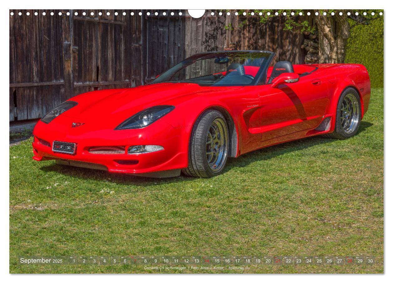 Bild: 9783435573400 | Corvette - Die US Ikone 2025 (Wandkalender 2025 DIN A3 quer),...