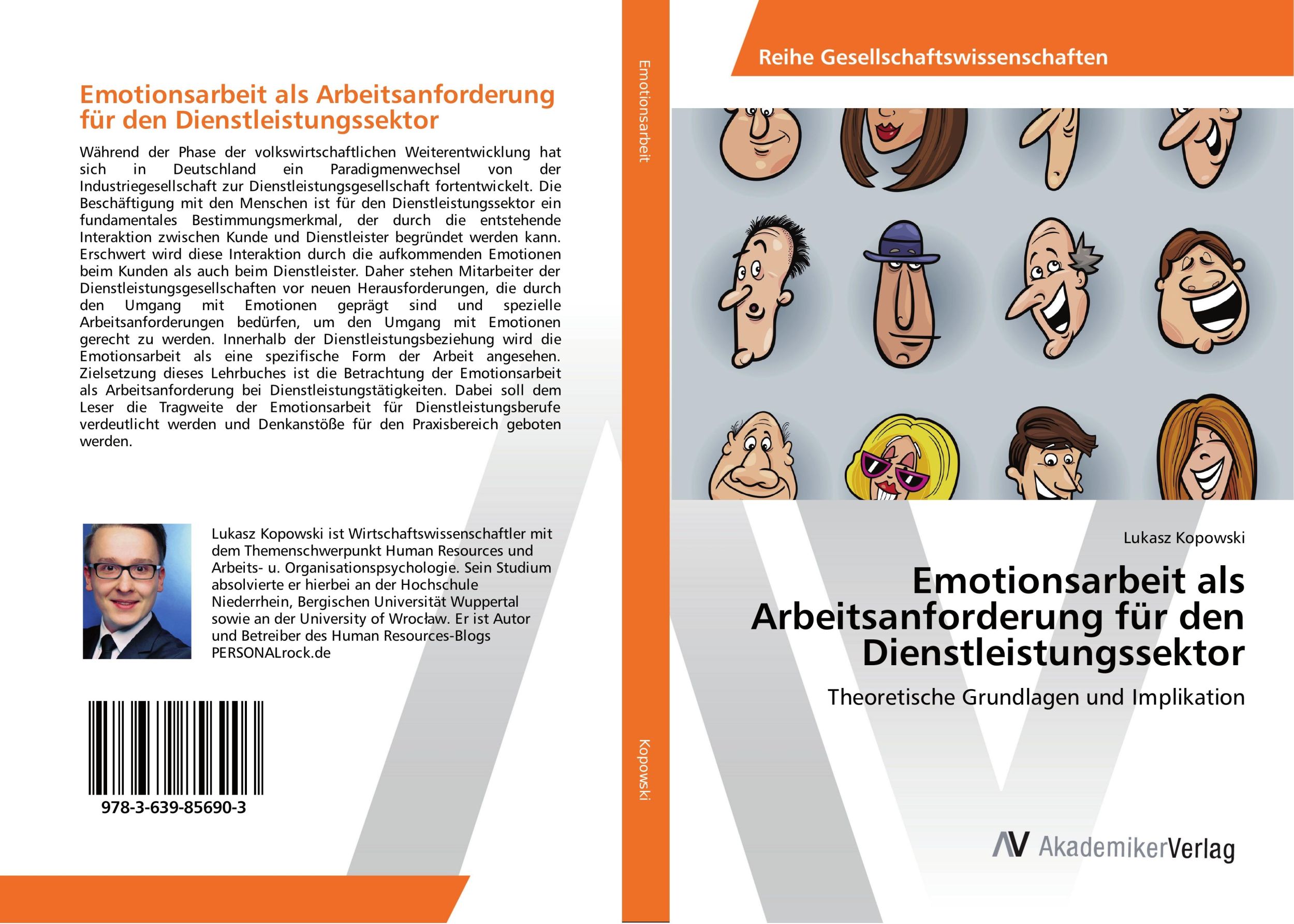 Cover: 9783639856903 | Emotionsarbeit als Arbeitsanforderung für den Dienstleistungssektor