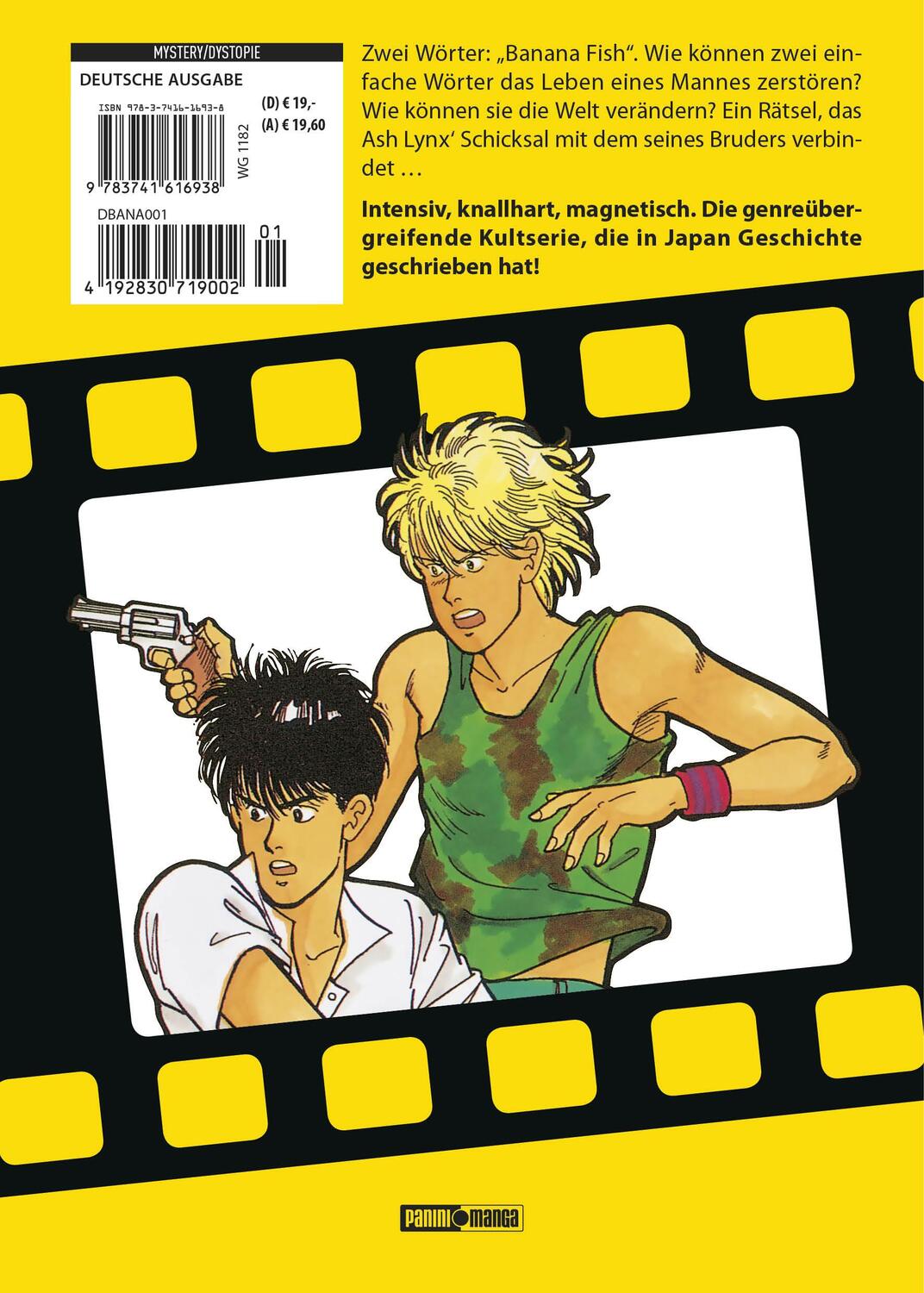 Rückseite: 9783741616938 | Banana Fish: Ultimative Edition 01 | Bd. 1 | Akimi Yoshida | Buch