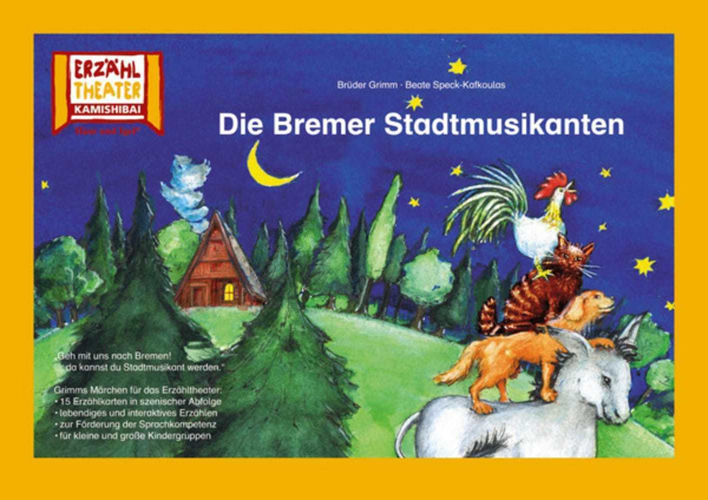 Cover: 4260505830236 | Die Bremer Stadtmusikanten / Kamishibai Bildkarten | Grimm (u. a.)