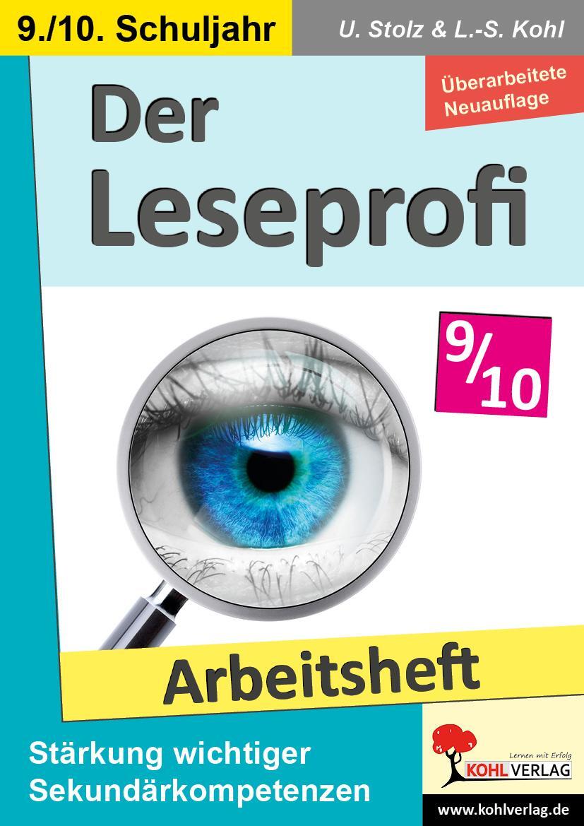 Cover: 9783988411181 | Der Leseprofi - Arbeitsheft / Klasse 9-10 | Ulrike Stolz (u. a.)