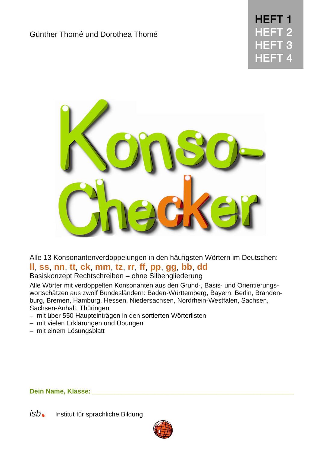 Bild: 9783942122399 | Konso-Checker | Günther Thomé (u. a.) | Broschüre | 44 S. | Deutsch