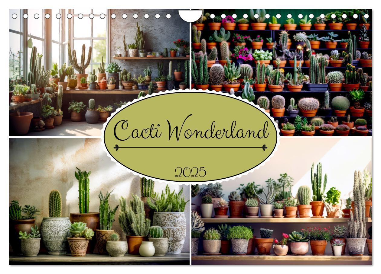 Cover: 9781325833092 | Cacti Wonderland (Wall Calendar 2025 DIN A4 landscape), CALVENDO 12...