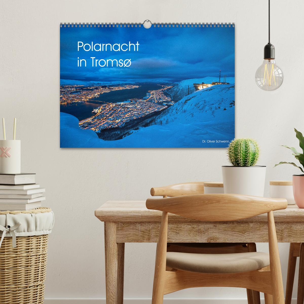 Bild: 9783435114030 | Polarnacht in Tromsø (Wandkalender 2025 DIN A3 quer), CALVENDO...