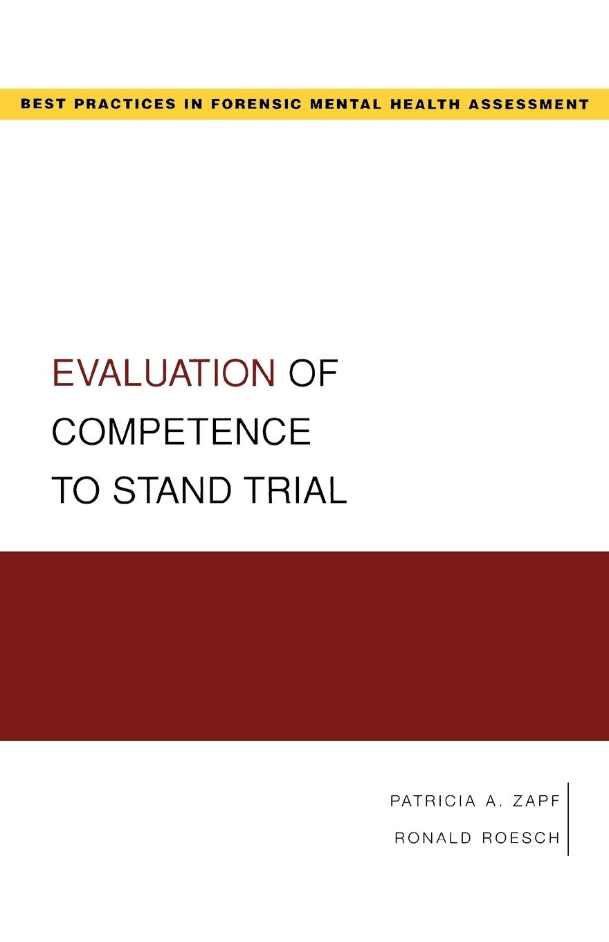 Cover: 9780195323054 | Evaluation of Competence to Stand Trial | Patricia A. Zapf (u. a.)