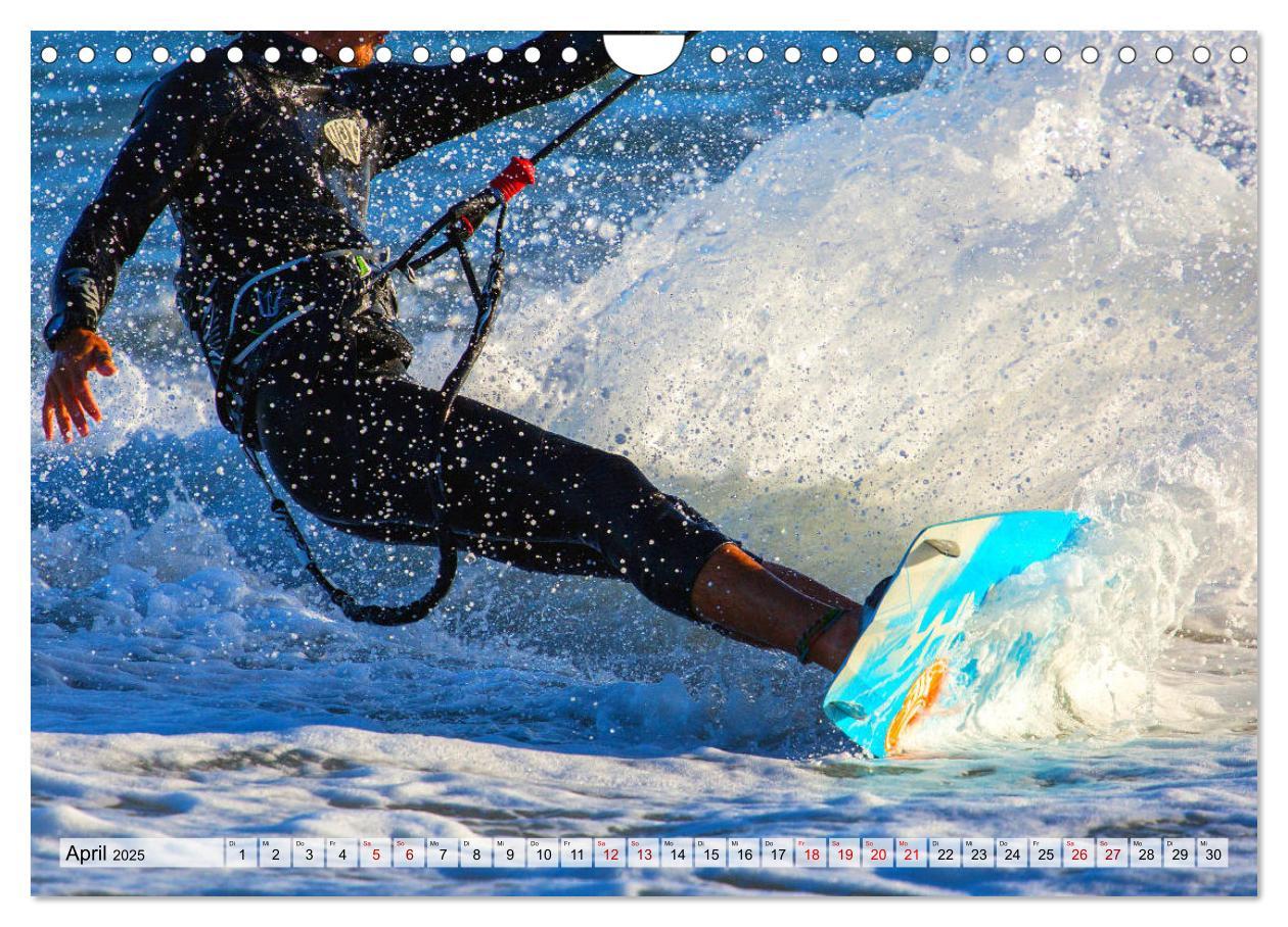 Bild: 9783435327065 | Kitesurfen - Action pur (Wandkalender 2025 DIN A4 quer), CALVENDO...