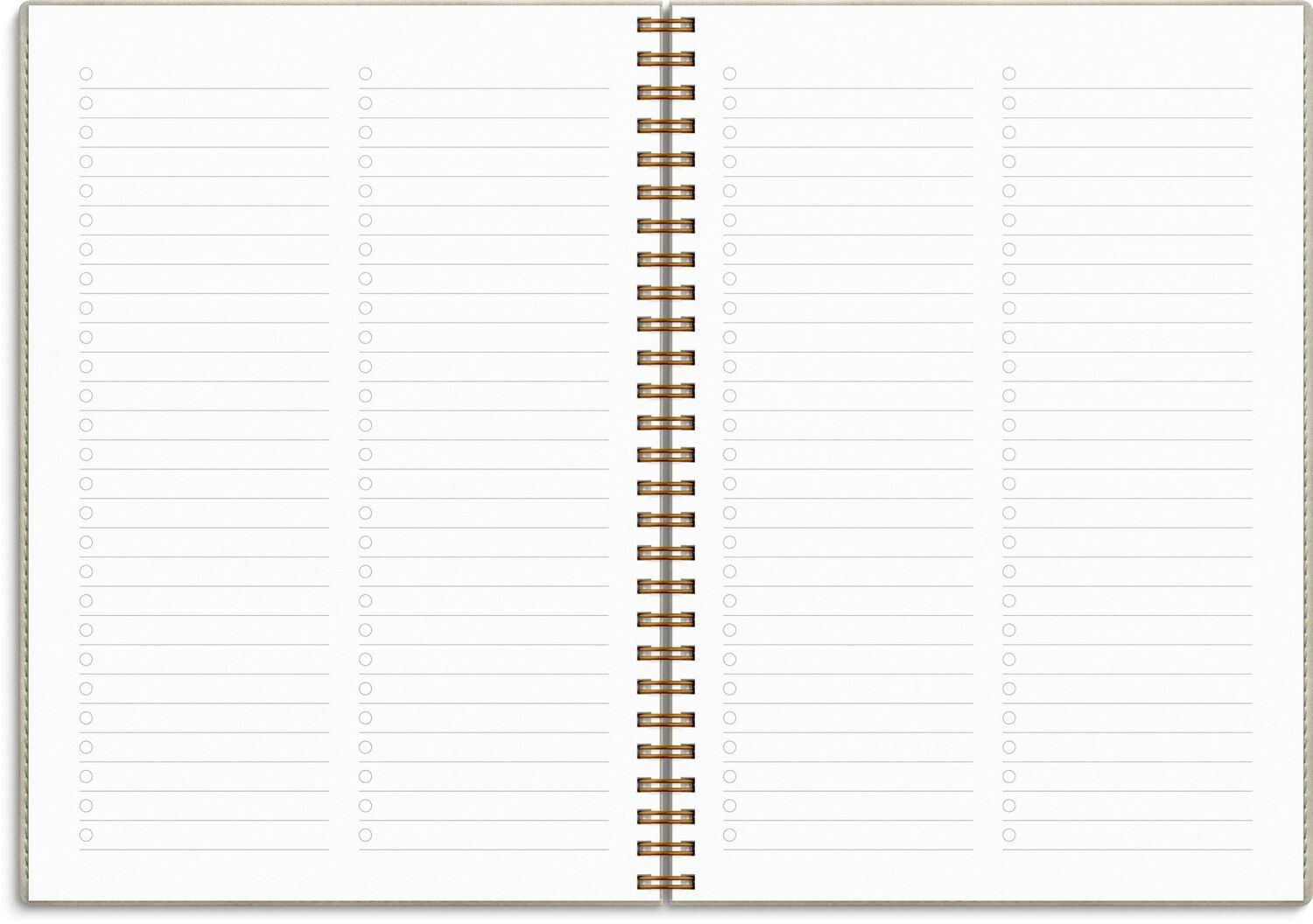 Bild: 7340188003848 | Burde Business A5 Twist beige Kalender 2025 | Terminplaner für 2025