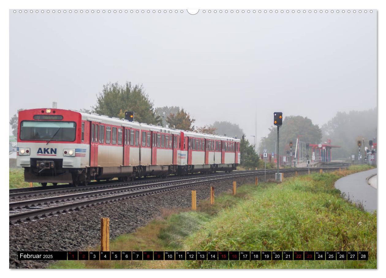 Bild: 9783435425570 | Norddeutsche Eisenbahnen (Wandkalender 2025 DIN A2 quer), CALVENDO...