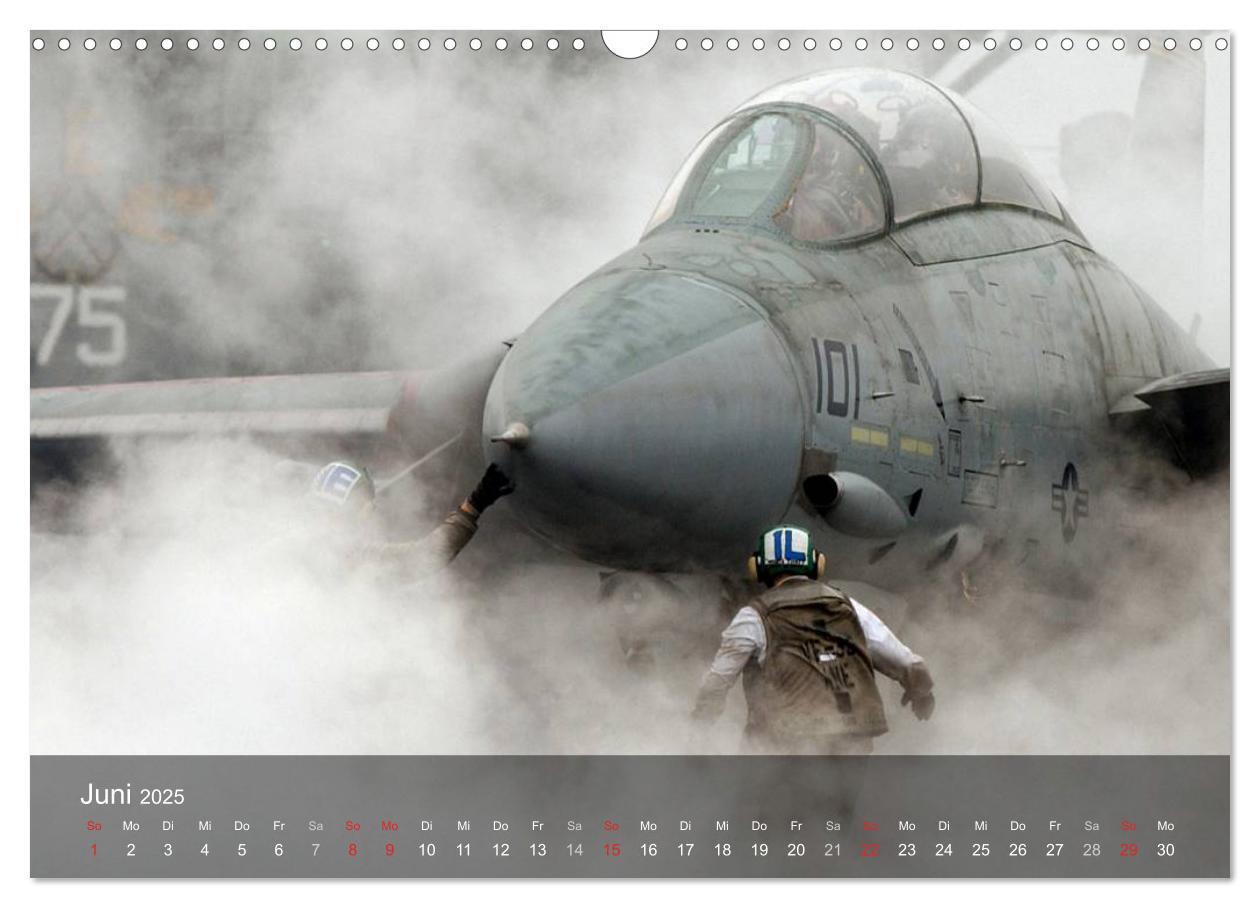 Bild: 9783435618712 | Luftwaffe. Kampfflugzeuge der USA (Wandkalender 2025 DIN A3 quer),...