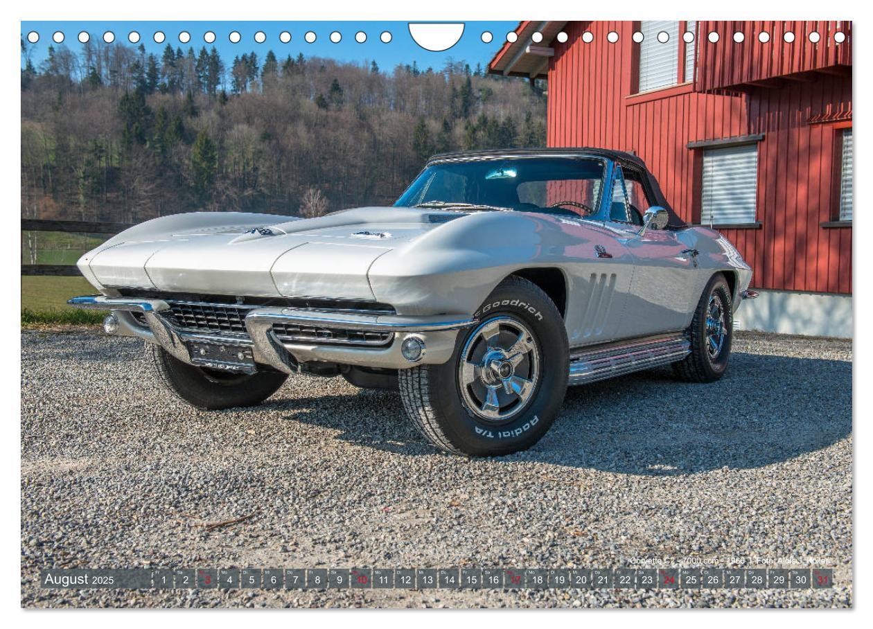 Bild: 9783435363261 | Corvette Oldtimer 2025 (Wandkalender 2025 DIN A4 quer), CALVENDO...