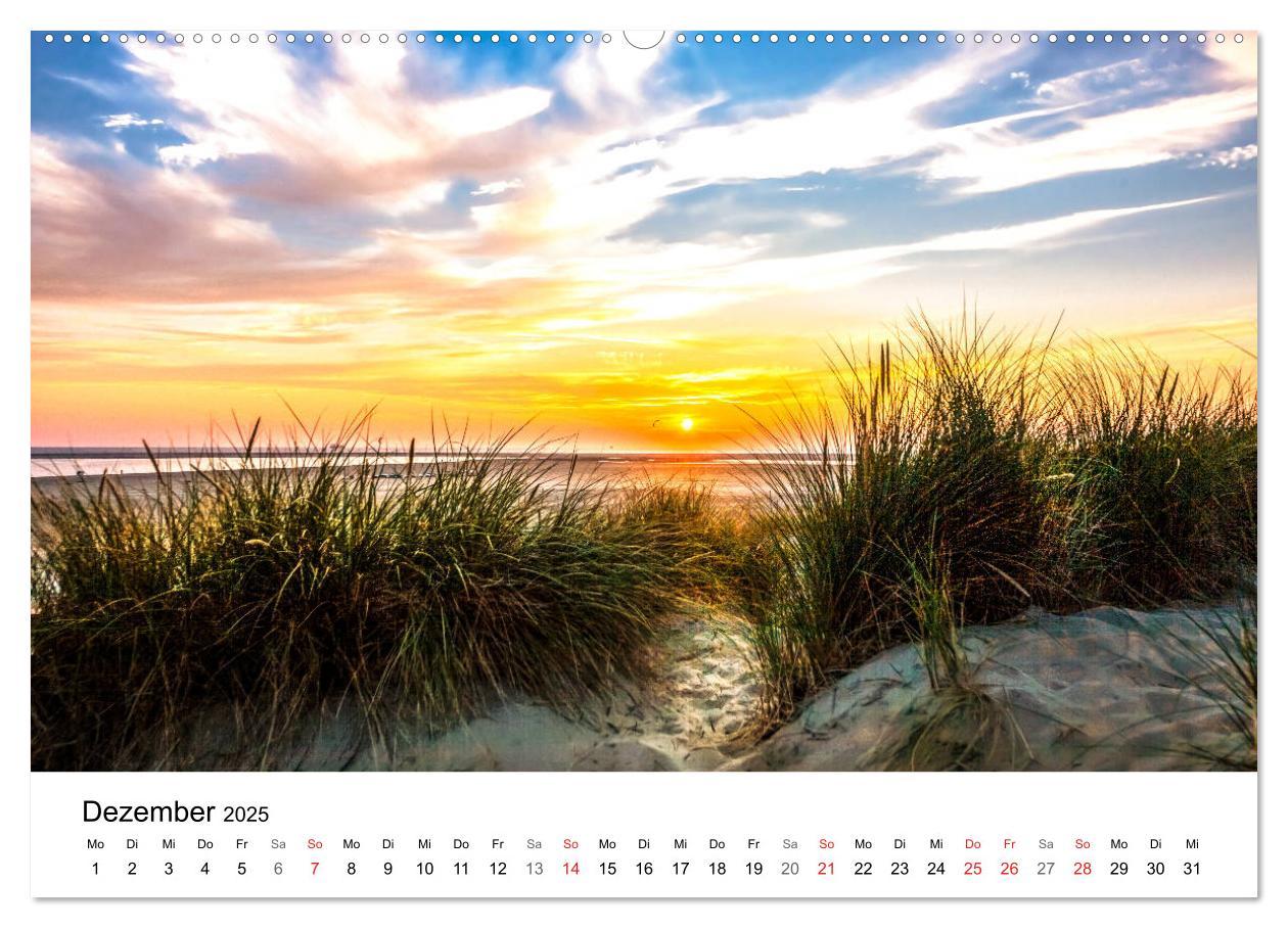 Bild: 9783435494200 | Borkum - Inselblicke (Wandkalender 2025 DIN A2 quer), CALVENDO...