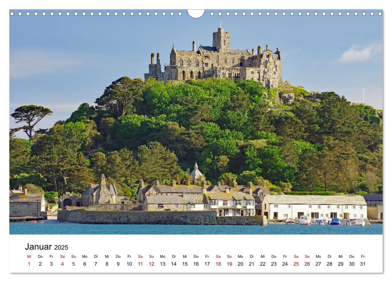 Bild: 9783435416646 | Cornwall und Wales (Wandkalender 2025 DIN A3 quer), CALVENDO...