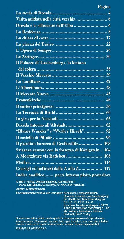 Bild: 9783938220030 | Stadtführer Dresden - die Sächsische Residenz - italienische Ausgabe