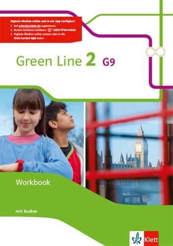 Cover: 9783128542256 | Green Line 2 G9. Workbook + Nutzerschlüssel Klasse 6 | Harper | Bundle