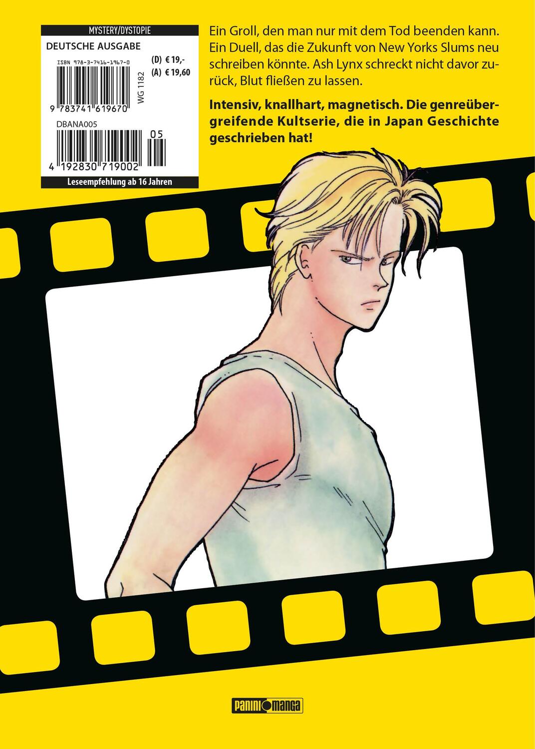 Rückseite: 9783741619670 | Banana Fish: Ultimative Edition 05 | Bd. 5 | Akimi Yoshida | Buch