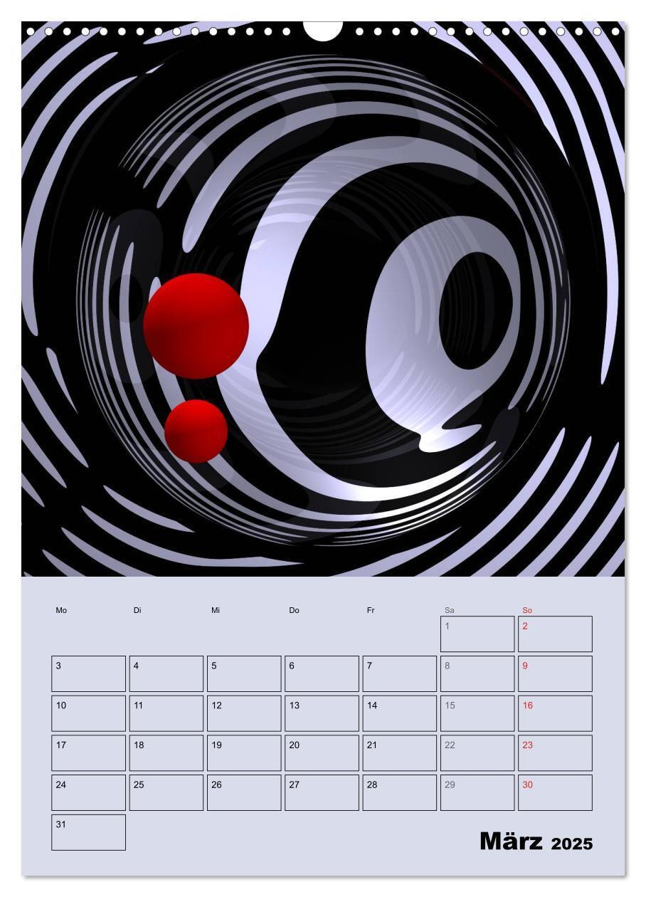 Bild: 9783457009994 | OpArt und mehr (Wandkalender 2025 DIN A3 hoch), CALVENDO...