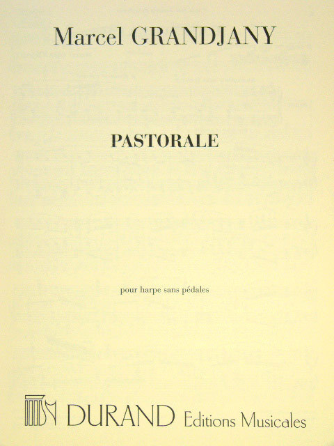 Cover: 9790044067633 | Pastorale | Marcel Grandjany | Buch | 2001 | Editions Durand