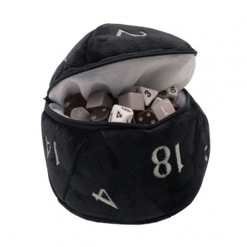 Cover: 74427156800 | UP - D20 Plush Dice Bag - Black | deutsch | Ultra Pro Neu