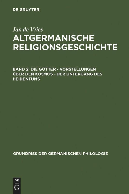 Cover: 9783110028072 | Die Götter - Vorstellungen über den Kosmos - Der Untergang des...