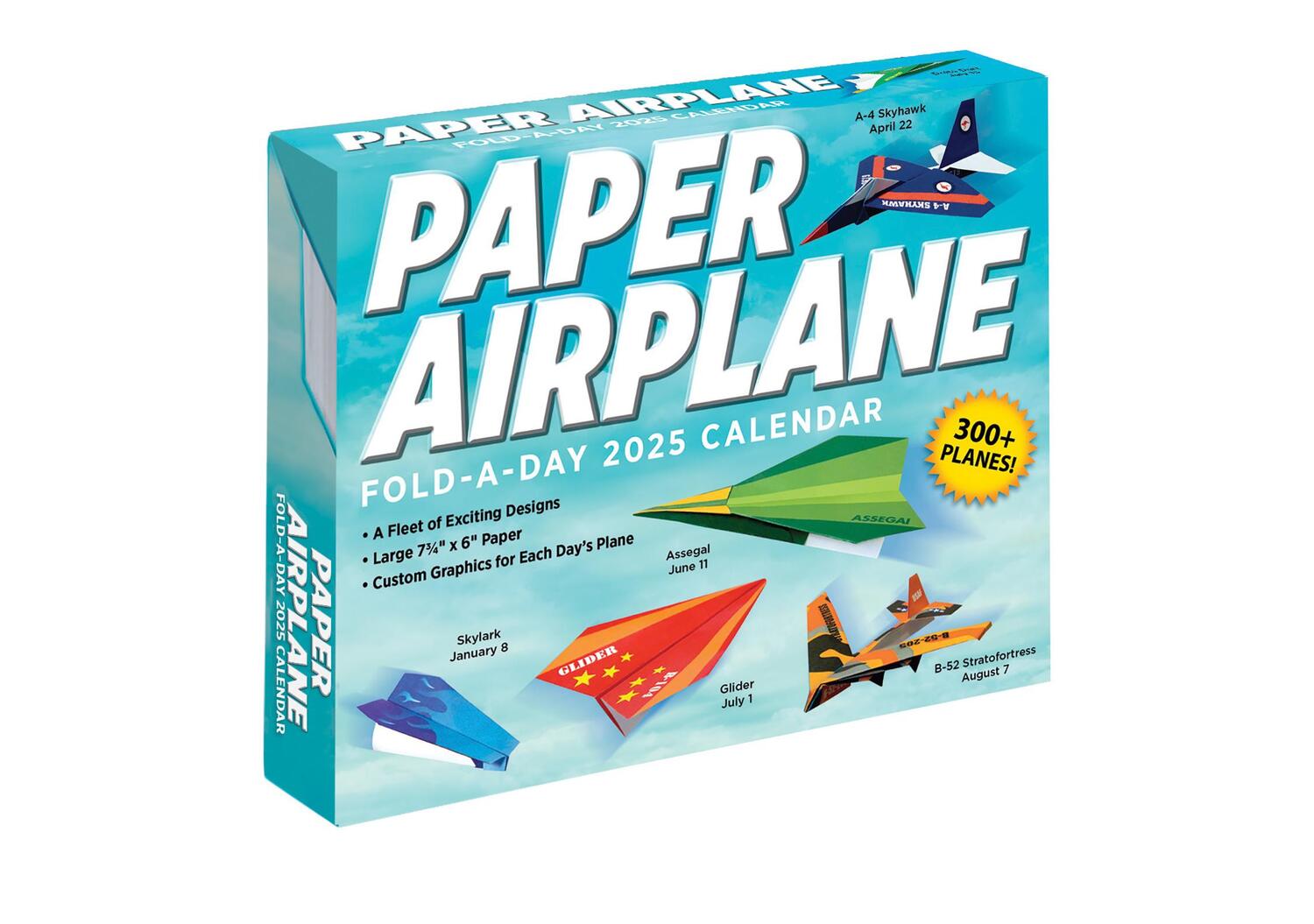 Cover: 9781524891053 | Paper Airplane Fold-a-Day - Papierflieger-Faltvorlage für jeden Tag...